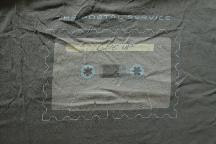 The Postal Service Give Up shirt, back